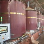 Cuves de vinification pilotées par un coffret à écran tactile