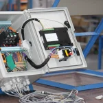 Coffret électrique câblé avec module de commande et faisceau