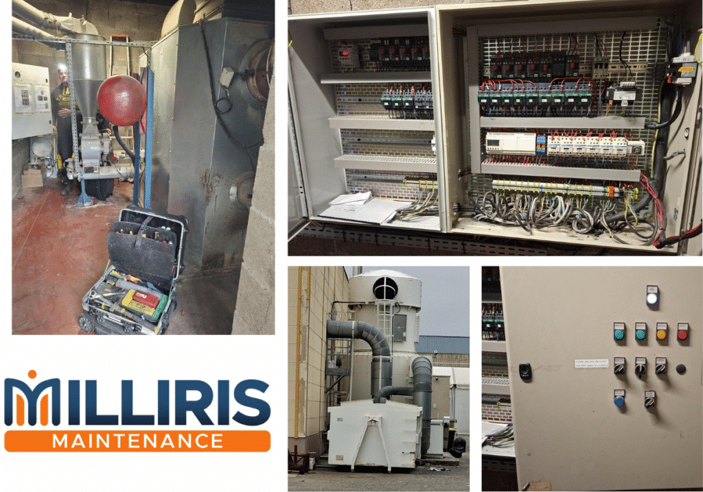 Milliris Maintenance : intervention sur une chaudière industrielle