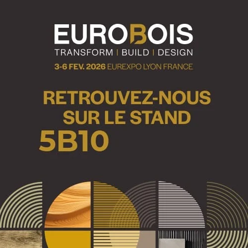 Lire la suite à propos de l’article Salon EUROBOIS – Retrouvez nous sur le stand 5B10