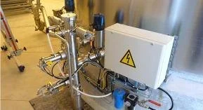 Coffret électrique et instrumentation sur le process d'une distillerie