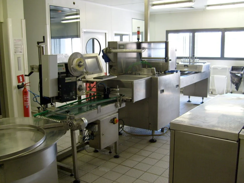 Ligne de conditionnement agroalimentaire en inox