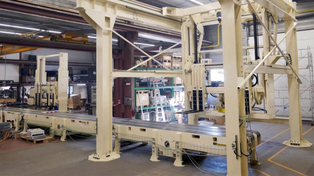 Ligne de dépilage, d'emballage et d'empilage